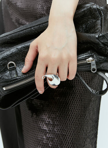 LN-CC® - Milko Boyarov: Twirled Drop Ring - Silver Milko Boyarov Twirled Drop Ring Silver mkb0354006