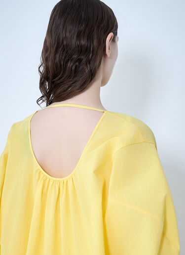 Jacquemus La Robe Paysan Midi Dress Yellow jac0264010