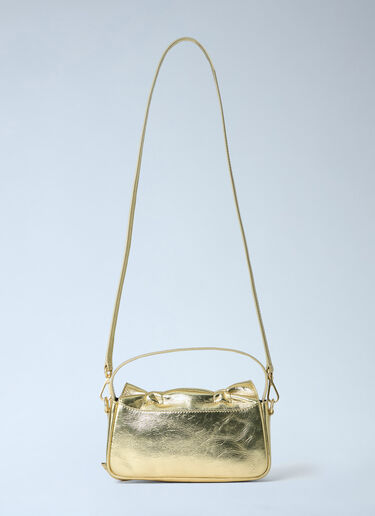 LN-CC® - Acne Studios: Micro Multipocket Crossbody Bag - Gold Acne Studios Micro Multipocket Crossbody Bag Gold acn0263014