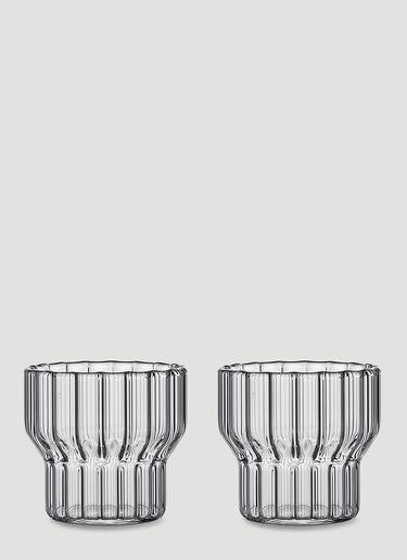 LN-CC® - Fferrone Design: Set of Two Boyd Glasses - Transparent Fferrone Design Set of Two Boyd Glasses Transparent wps0644569