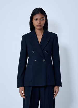LN-CC® - Max Mara: Wool Blazer - Navy Max Mara Wool Blazer Navy max0263021