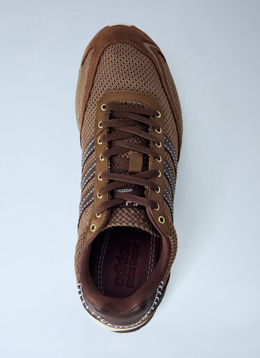 LN-CC® - adidas by Wales Bonner: Adizero Adios Mesh Sneakers - Brown adidas by Wales Bonner Adizero Adios Mesh Sneakers Brown awb0163016