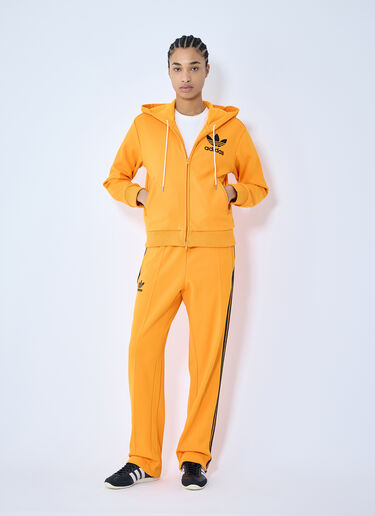 LN-CC® - adidas by Wales Bonner: 트랙 집업 후드티셔츠 - 오렌지 adidas by Wales Bonner 트랙 집업 후드티셔츠 오렌지 awb0359015