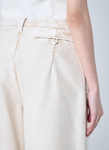 LN-CC® - Maison Margiela: Wide Leg Pants - Beige Maison Margiela Wide Leg Pants Beige mla0259010