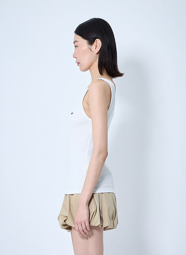 LN-CC® - Chloé: Logo Motif Tank Top - White Chloé Logo Motif Tank Top White chl0260007