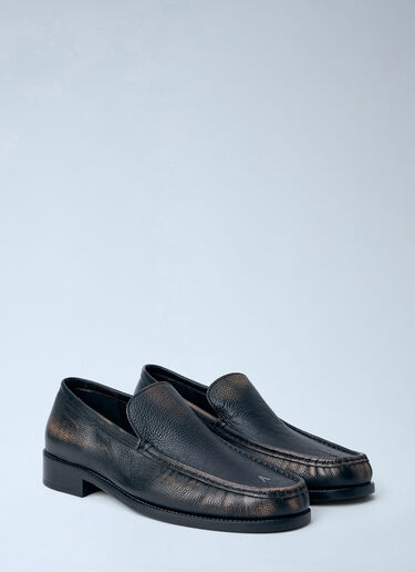 LN-CC® - Acne Studios: Leather Loafers - Dark Brown Acne Studios Leather Loafers Dark Brown acn0164019