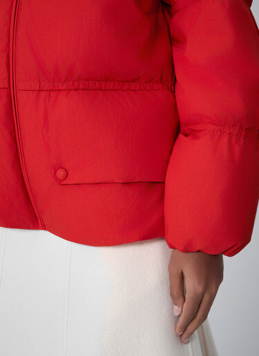 Moncler + Jil Sander High-Neck Puffer Jacket Red mjl0262001