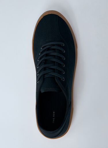 The Row Canvas Sneakers Black row0160015