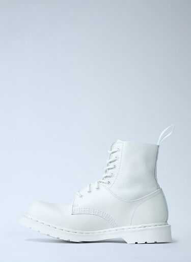 LN-CC® - MM6 Maison Margiela x Dr. Martens: 1460 Leather Boots - White MM6 Maison Margiela x Dr. Martens 1460 Leather Boots White mmd0161002