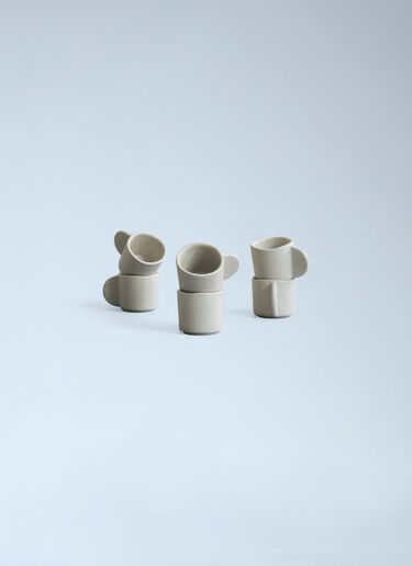 LN-CC® - 101 Copenhagen: Set Of Six Native Espresso Cups - Cream 101 Copenhagen Set Of Six Native Espresso Cups Cream wps0691742