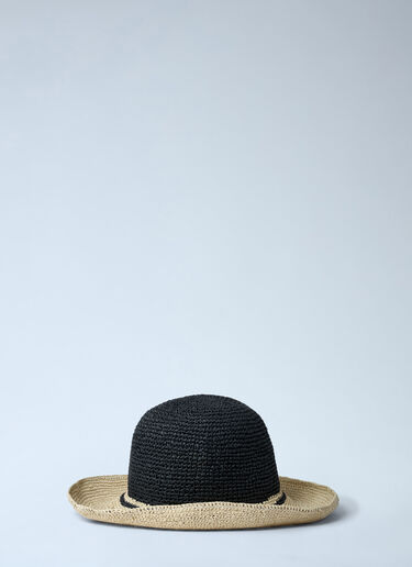 LN-CC® - TOTEME: Straw Bucket Hat - Black TOTEME Straw Bucket Hat Black tot0261073