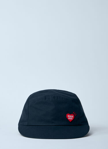 LN-CC® - HUMAN MADE: Logo Motif Baseball Cap - Navy HUMAN MADE Logo Motif Baseball Cap Navy hmd0161011