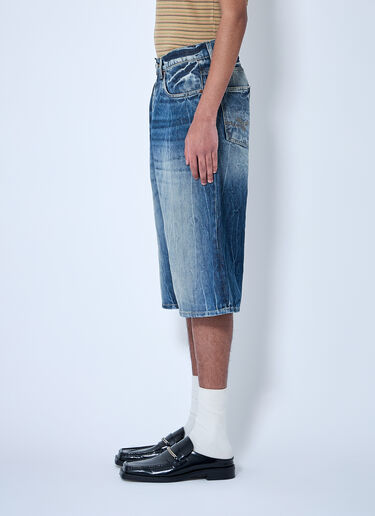 Martine Rose 집업 진 쇼츠  블루 mtr0159004