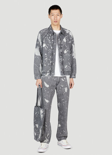 LN-CC® - LN-CC x Non: Bleached Relaxed Jeans - Grey LN-CC x Non Bleached Relaxed Jeans Grey non0152002