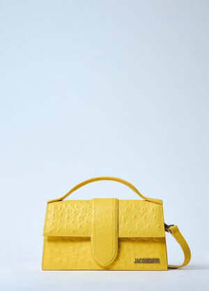 LN-CC® - Jacquemus: Le Grand Bambino Shoulder Bag - Yellow Jacquemus Le Grand Bambino Shoulder Bag Yellow jac0260035