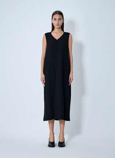 LN-CC® - LIMI feu: Double Knit Midi Dress - Black LIMI feu Double Knit Midi Dress Black yoy0262029