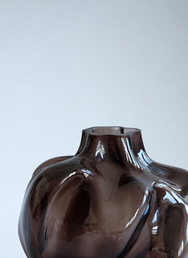 LN-CC® - 101 Copenhagen: Contoured Glass Vase - Grey 101 Copenhagen Contoured Glass Vase Grey wps0692017