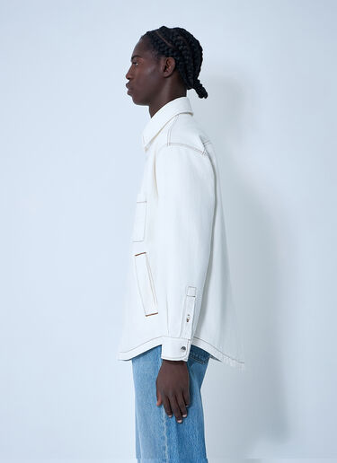 Jacquemus La Chemise Boulanger Shirt White jac0162007