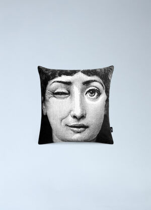 Fornasetti Tema e Variazioni N.82 And N.130 Cushion Black wps0691885