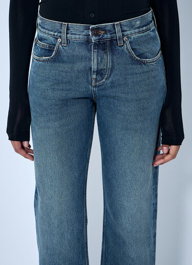 LN-CC® - Balenciaga: Regular Fit Jeans - Blue Balenciaga Regular Fit Jeans Blue bal0264007