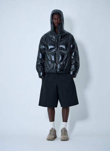 Moncler x A$AP ROCKY Bahianinha High-Shine Down Jacket Black map0162006