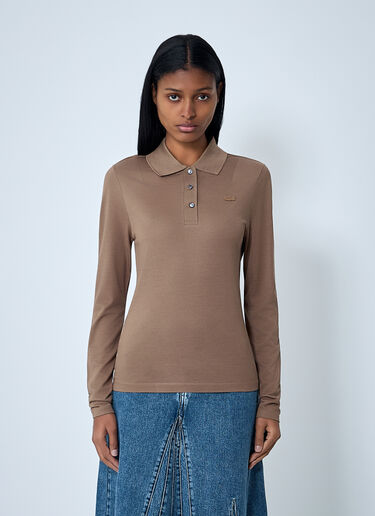 Lacoste Silk Polo Shirt Camel lac0262006