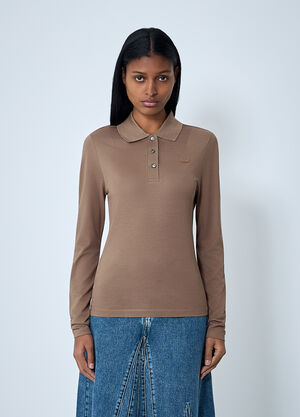 LN-CC® - Lacoste: Silk Polo Shirt - Camel Lacoste Silk Polo Shirt Camel lac0262006