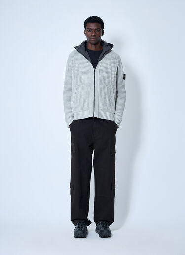 LN-CC® - Stone Island: Reversible Jacket - Light Grey Stone Island Reversible Jacket Light Grey sto0160034
