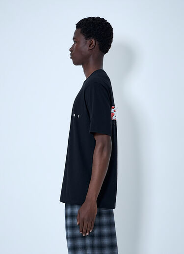 LN-CC® - Stüssy: 纯棉平纹针织标志T恤 - 黑色 Stüssy 纯棉平纹针织标志T恤 黑色 sts0164025