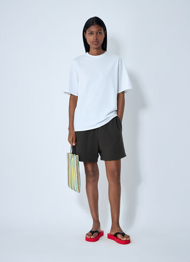 LN-CC® - The Row: Gana Short - Dark Brown The Row Gana Short Dark Brown row0261007