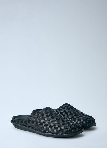 LN-CC® - Comme des Garçons Homme: x VIBAe Roma Mules - Black Comme des Garçons Homme x VIBAe Roma Mules Black cdh0164011