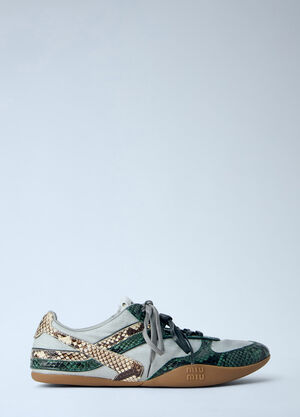 LN-CC® - Miu Miu: Gymnasium Sneakers - Green Miu Miu Gymnasium Sneakers Green miu0164040