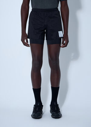 LN-CC® - Satisfy: TechSilk 8 Shorts - Black Satisfy TechSilk 8 Shorts Black sat0160006