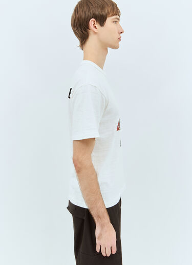 LN-CC® - Human Made: Logo Print T-Shirt - White Human Made Logo Print T-Shirt White hmd0158002