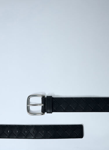 LN-CC® - Bottega Veneta: Braided Belt - Black Bottega Veneta Braided Belt Black bov0163012