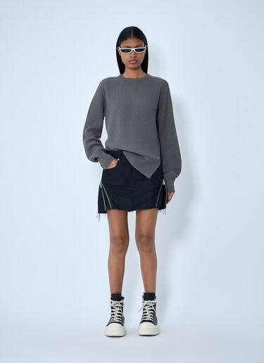 LN-CC® - Rick Owens: Bolan Banana Skirt - Black Rick Owens Bolan Banana Skirt Black ric0263031