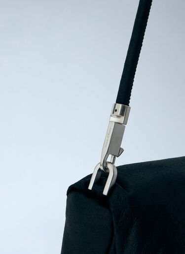 LN-CC® - Rick Owens: Pillow Crossbody Bag - Black Rick Owens Pillow Crossbody Bag Black ric0163047