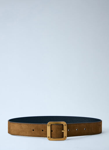 Acne Studios 方形扣可翻转腰带 棕色 acn0264018
