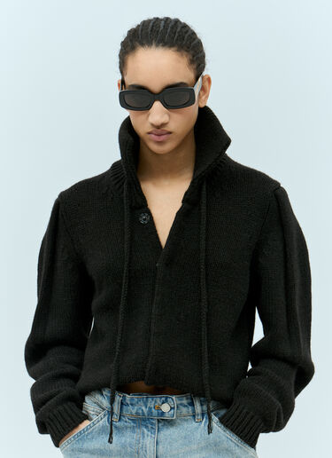 LN-CC® - Poppy Lissiman: Stevie Sunglasses - Black Poppy Lissiman Stevie Sunglasses Black ppl0253007