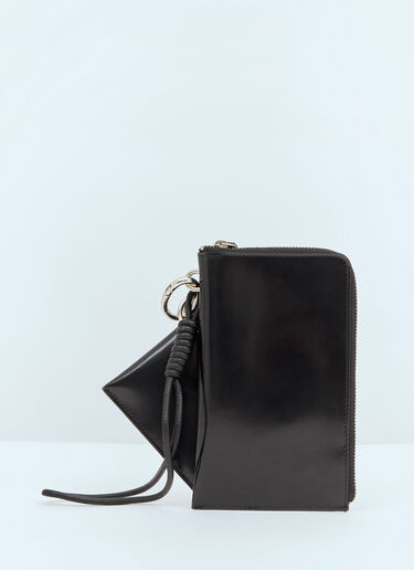 LN-CC® - Dries Van Noten: Patent Leather Wallets - Black Dries Van Noten Patent Leather Wallets Black dvn0158037