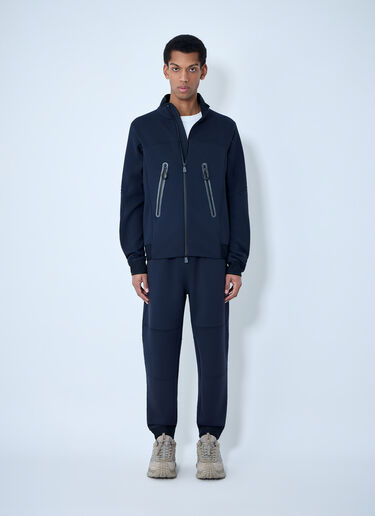 LN-CC® - Moncler Grenoble: Zip-Up Cardigan - Dark Blue Moncler Grenoble Zip-Up Cardigan Dark Blue mog0164001