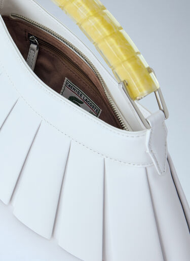 LN-CC® - Lacoste: Runway H Lenglen 皮革包 - 白色 Lacoste Runway H Lenglen 皮革包 白色 lac0364003