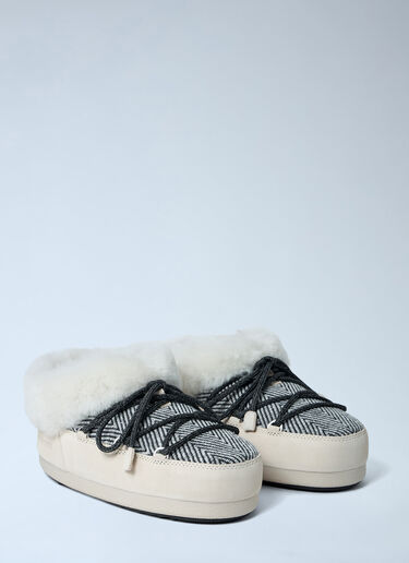 LN-CC® - Moon Boot x GUEST IN RESIDENCE: EVX Chalet Mules - White Moon Boot x GUEST IN RESIDENCE EVX Chalet Mules White mbg0364004