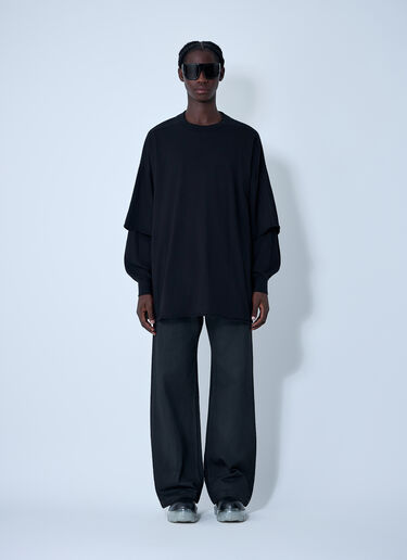 Rick Owens DRKSHDW Tommy Hustler Sweat T-Shirt Black drk0162009