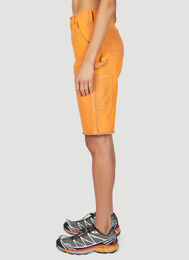 LN-CC® - NOTSONORMAL: Washed Working Shorts - Orange NOTSONORMAL Washed Working Shorts Orange nsm0351009