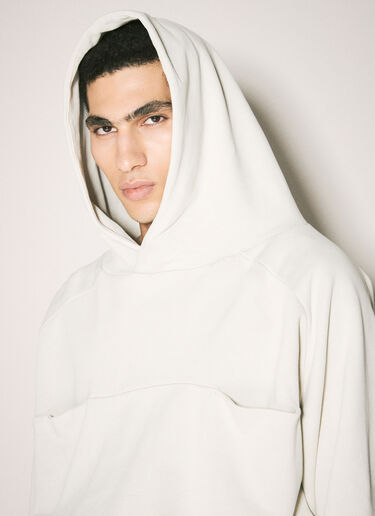 LN-CC® - Entire Studios: Double Double Hooded Sweatshirt - Cream Entire Studios Double Double Hooded Sweatshirt Cream ent0157021