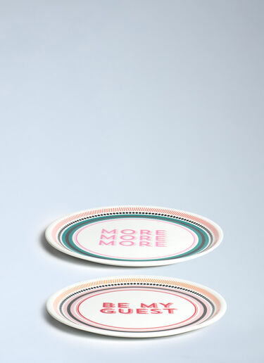 Bitossi Home Set Of Six Assorted Pizza Plates Multicolour wps0692578