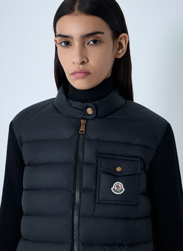 Moncler Wool-And-Cashmere-Blend Cardigan Black mon0262023