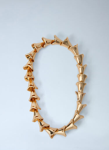 Sportmax Sculptural Gold-Tone Necklace Gold spx0264057