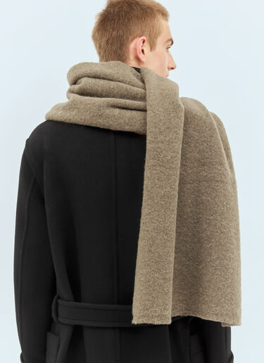 Lemaire Maxi Fluffy Scarf Khaki lem0158012